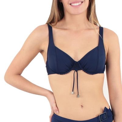 Haut de maillot à armatures avec laçage MONACO JANINE ROBIN