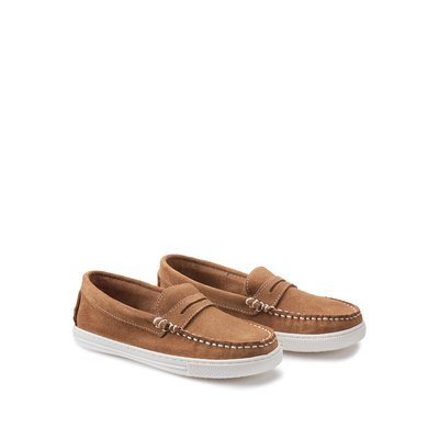 Chaussures bateau en cuir LA REDOUTE COLLECTIONS