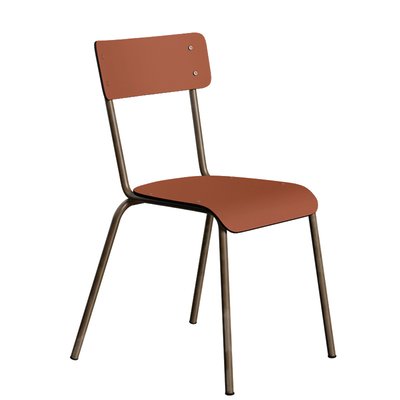 Chaise de salle à manger à rayures style vintage SUZIE LES GAMBETTES