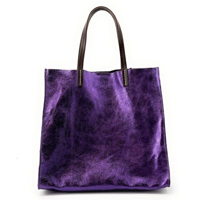Sac à main en cuir italien SILVER OH MY BAG