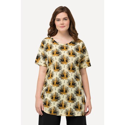 T-shirt en coton bio. Petit cordon à froncer ULLA POPKEN