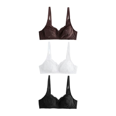 Soutien-gorge en dentelle confort, lot de 3 NEXT