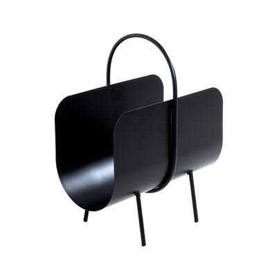 Porte revues en métal noir - H47 cm CALICOSY