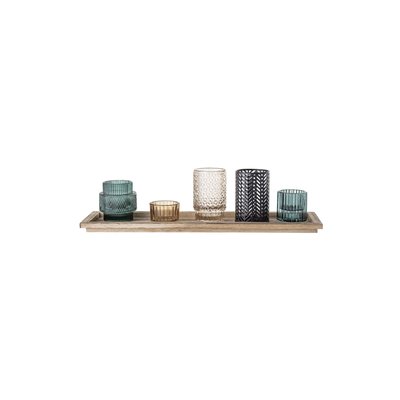 Porte-bougie et bougeoir en Verre (lot de 5) BLOOMINGVILLE