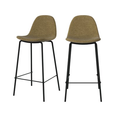 Lot de 2 chaises pour îlot central en tissu 65,5 cm - HENRIK RENDEZ-VOUS DÉCO