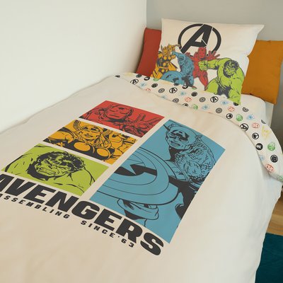 Parure de lit coton, Avengers Quatuor AVENGERS
