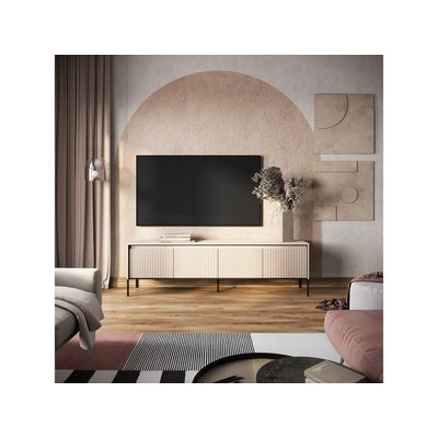 Meuble TV 193 cm panneaux de particules, LENARA BOBOCHIC
