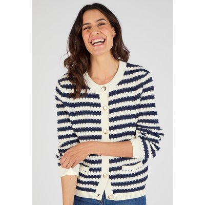 Cardigan uni ou rayé DAMART