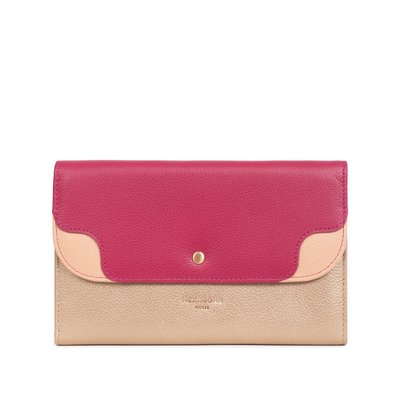 Compagnon de voyage  2 volets  Stop RFID  Cuir BAHIA HEXAGONA