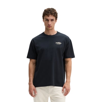 T-shirt loose avec un imprimé marin dans le dos MARC O'POLO