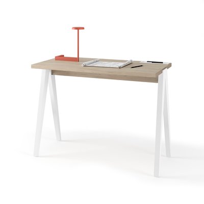 Bureau en mélamine et hêtre cérusée, Colmar HERDASA