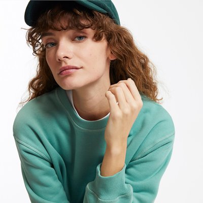 Sudadera amplia de cuello redondo LA REDOUTE COLLECTIONS