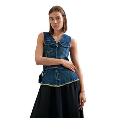 Robe en denim sans manches DESIGUAL