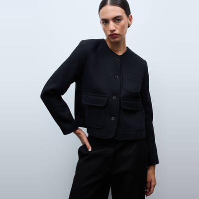 Veste courte contentant de la laine MONOPRIX