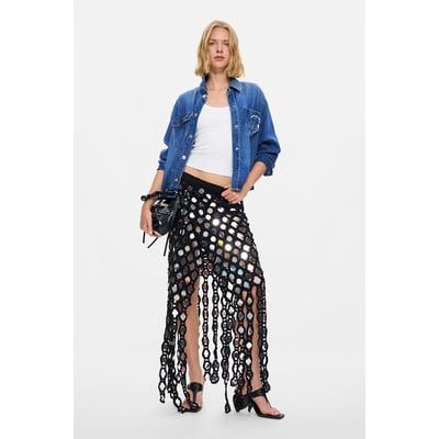 Paréo crochet paillettes DESIGUAL