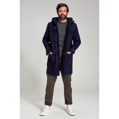 Dufflecoat à capuche en drap de laine QUIMPER ARMOR-LUX