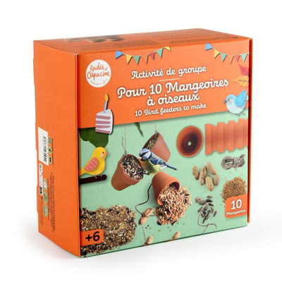Coffret DIY - 10 mangeoires à oiseaux RADIS ET CAPUCINE