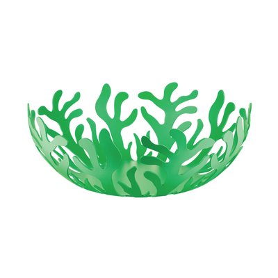 Corbeille À Fruits Mediterraneo Ø29 Cm En Acier Vert ALESSI