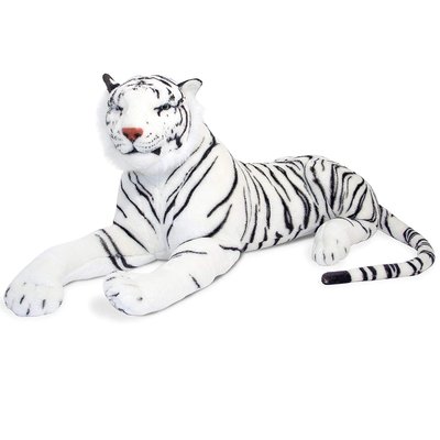 Peluche géante Tigre Blanc MELISSA & DOUG