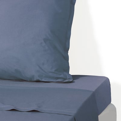 Drap plat percale de coton NINA FEBRONIE