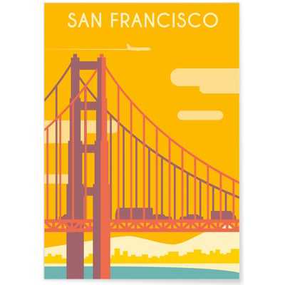 Affiche San Francisco L'AFFICHERIE