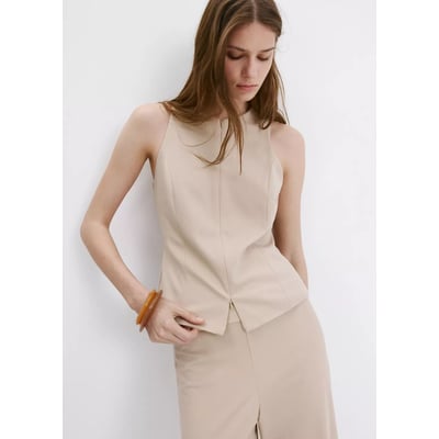 Gilet cintré zippé MANGO