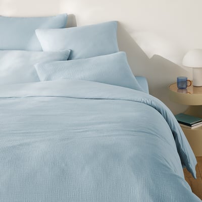 Housse de couette gaze de coton/coton lavé, KUMCO LA REDOUTE INTERIEURS