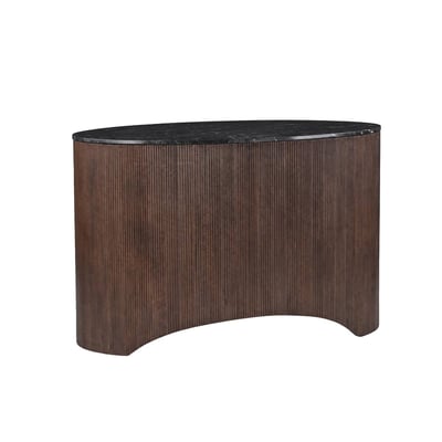 Meuble bar en bois de manguier et en marbre  NÉRALY MADE IN MEUBLES 