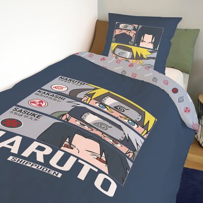 Parure de lit coton, Naruto Kakashi Sasuke NARUTO