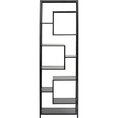 Étagère en verre et acier 195x60cm, LOFT KARE DESIGN