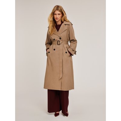 Trench en tissu technique en mélange de coton et lyocell avec doublure intérieure MOTIVI