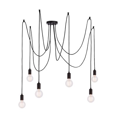 Industrial 6 Bulb Cluster Pendant Ceiling Light SO'HOME