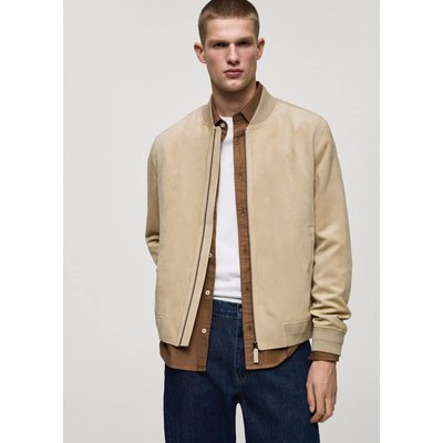 Blouson bomber imitation daim MANGO MAN