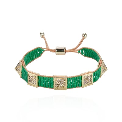 Bracelet réglable perles tissées avec charms SILLAGE HIPANEMA