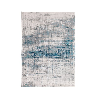 Tapis salon et chambre tissé plat GRIFF - Bronx Azurite - Louis de Poortere NOVATREND
