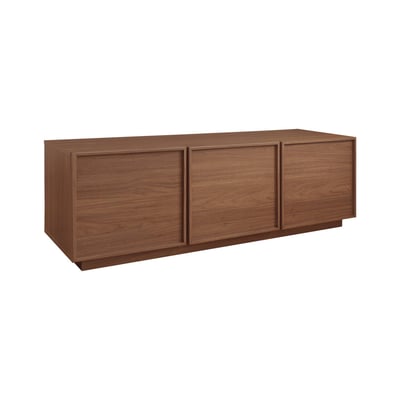 Meuble TV décor bois 3 portes 140cm KUBA SWEEEK