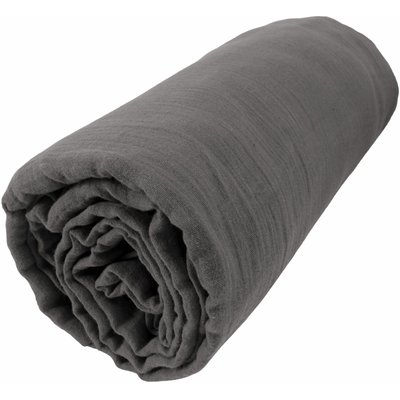 Drap housse gaze de coton bonnet 30 cm uni C DESIGN HOME TEXTILE