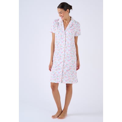 Chemise de nuit, manches courtes, en coton DAMART
