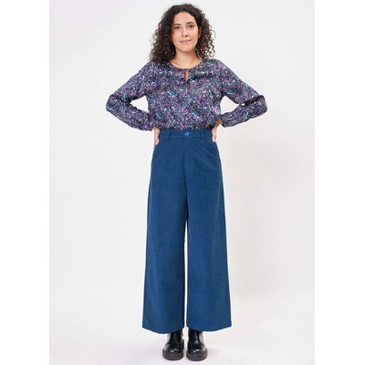 Pantalon large 7/8 en velours NINON PRINCESSE NOMADE