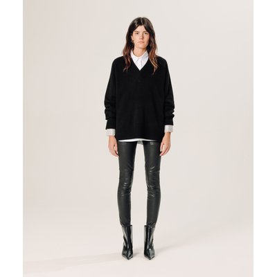 Pull oversize col V en cachemire RODIER
