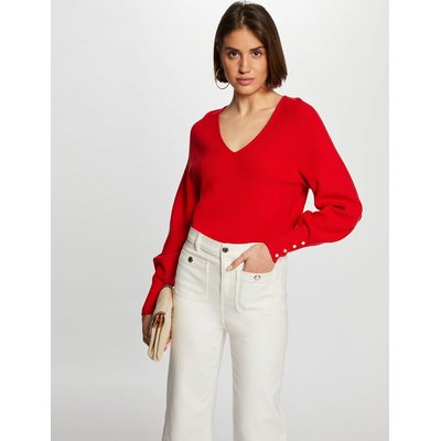 Pull col V en fine maille MORGAN