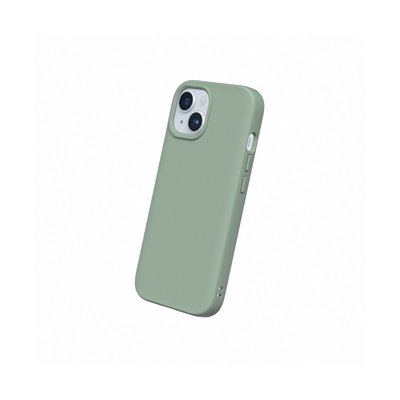 Coque iPhone 15 Plus SolidSuit vert sauge RHINOSHIELD