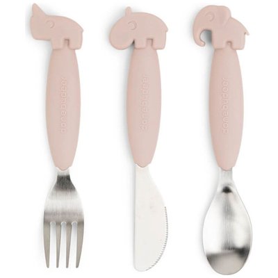 Lot de 3 couverts bébé easy-grip DONE BY DEER