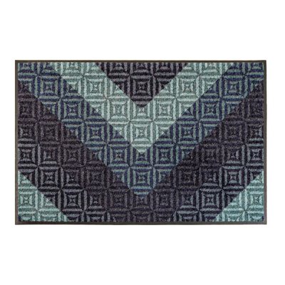Tapis decor caoutchouc & nylon Chevrons GARNIER THIEBAUT