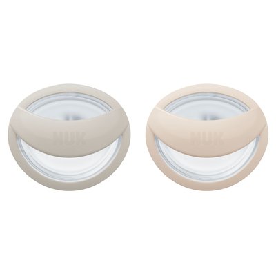 2 Sucettes MOMMYFEEL 0-6m Greige/ Skin NUK
