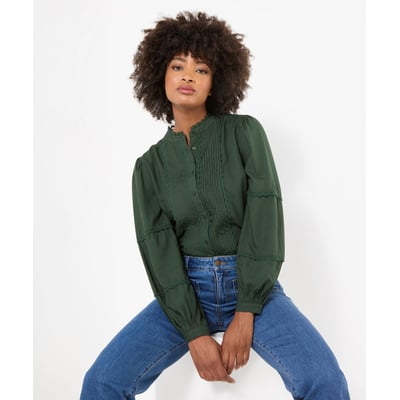 Blouse Intemporelle à Bordure en Dentelle JOE BROWNS