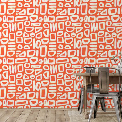 Papier peint contours HEXOA