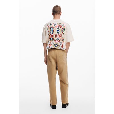 Desigual - T-shirt à manches courtes ethnique DESIGUAL