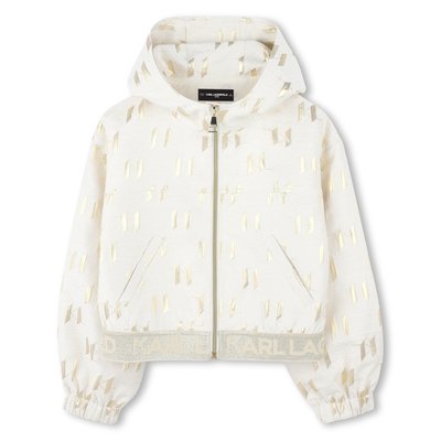 Cardigan avec détails dorés KARL LAGERFELD KIDS