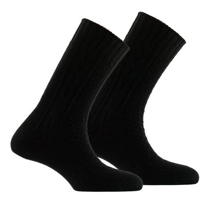 Lot de 2 paires de chaussettes en Acrylique fantaisie de mailles KINDY